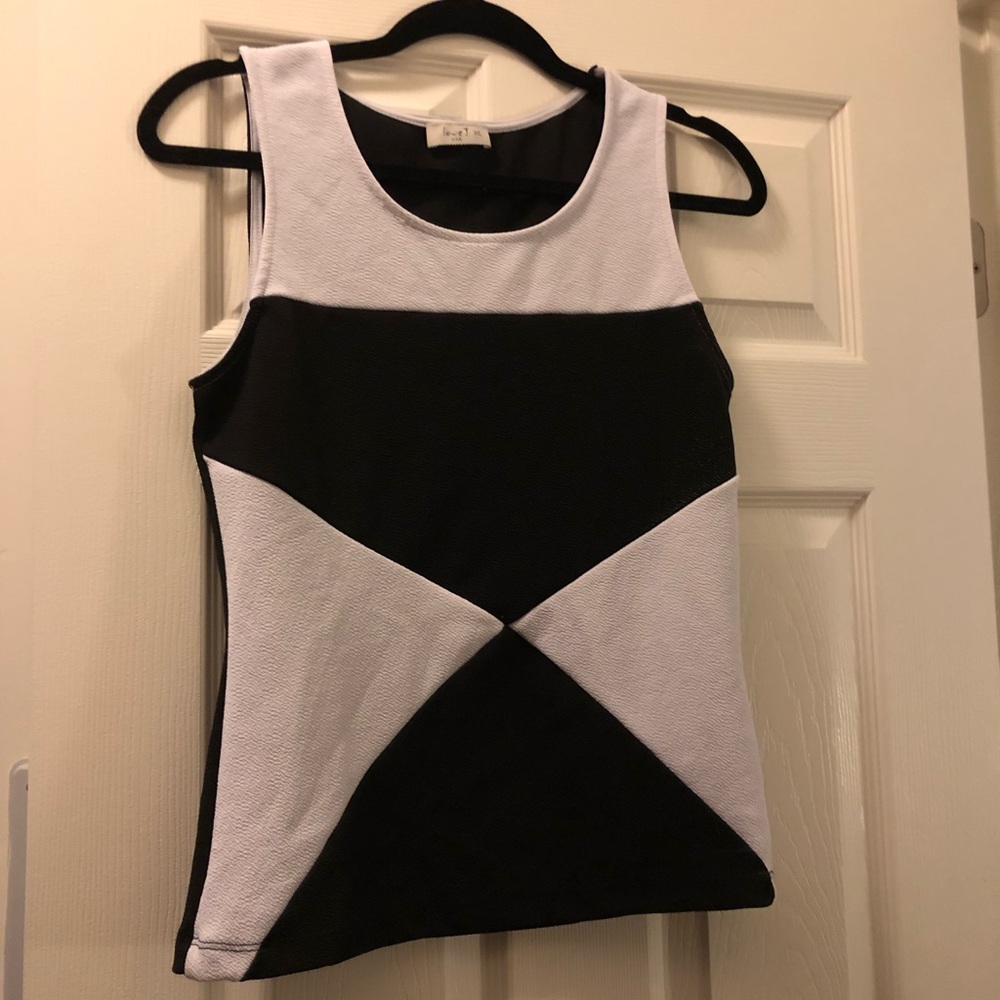 Black and white shirt